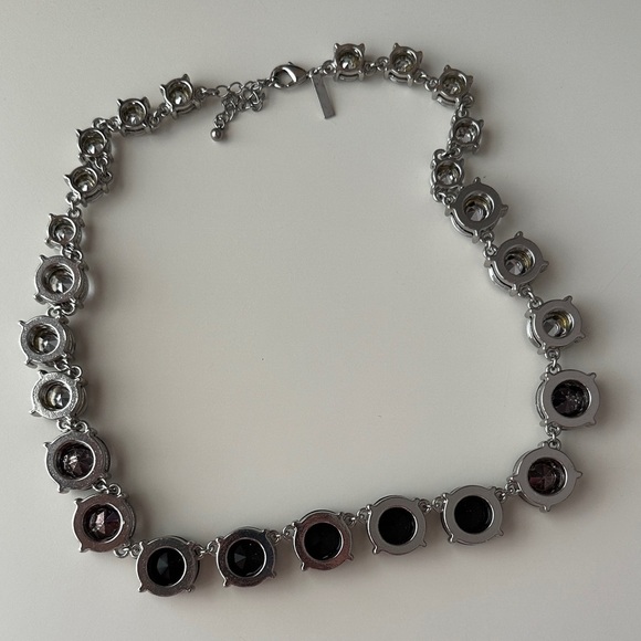 Lane Bryant Black and Silver Statement Necklace - Picture 9 of 9